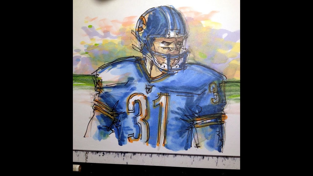 1280x720 sports series nfl football player - Nfl Football Drawing