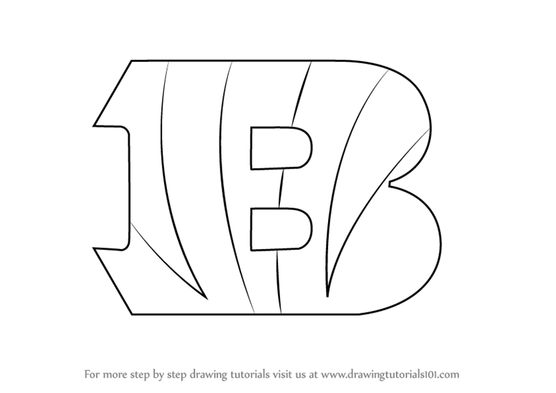 800x566 learn how to draw cincinnati bengals logo - Nfl Logo Drawing