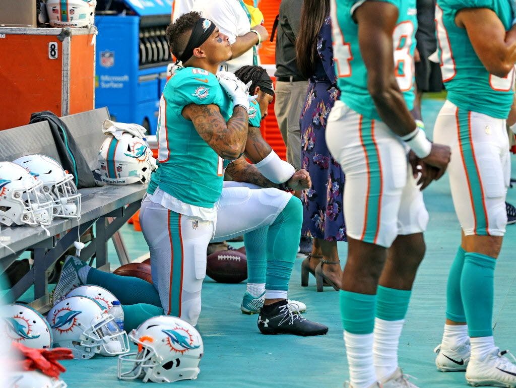1024x770 Nfl Players Protest During Anthem, Drawing Rebuke From Trump - Nfl Player Drawings