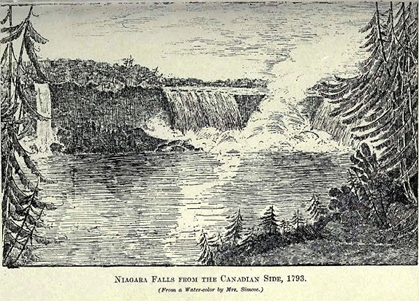 600x431 niagara falls the grandest sight imaginable - Niagara Falls Drawing