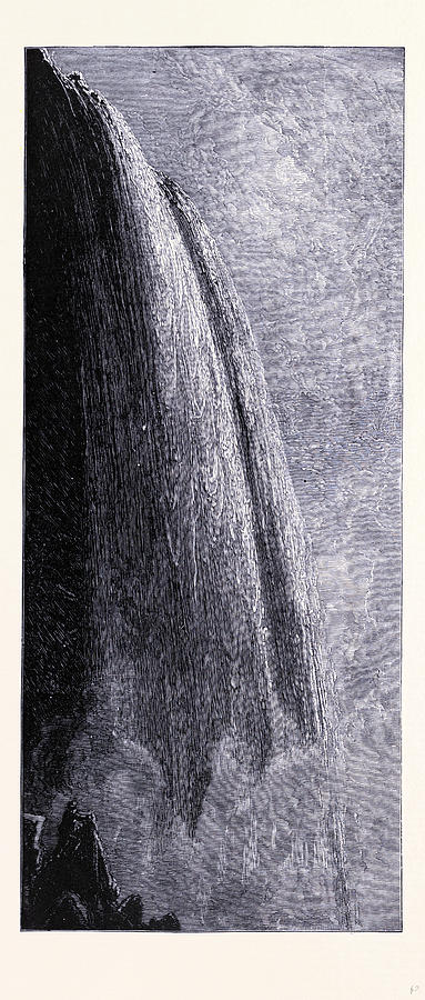 383x900 niagara falls united states of america drawing - Niagara Falls Drawing