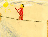 190x147 kids draw the news niagara falls tightrope - Niagara Falls Drawing For Kids