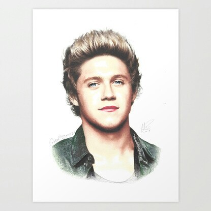 415x415 Image About One Direction In Niall Horan Drawing - Niall Horan Drawing