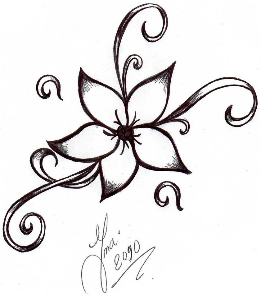 841x949 easy pretty drawing nice flower drawings how to draw beautiful - Nice Flower Drawing