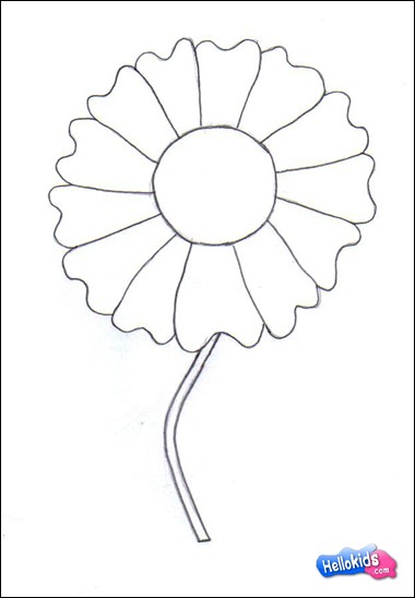 380x548 how to draw how to draw a nice flower - Nice Flower Drawing
