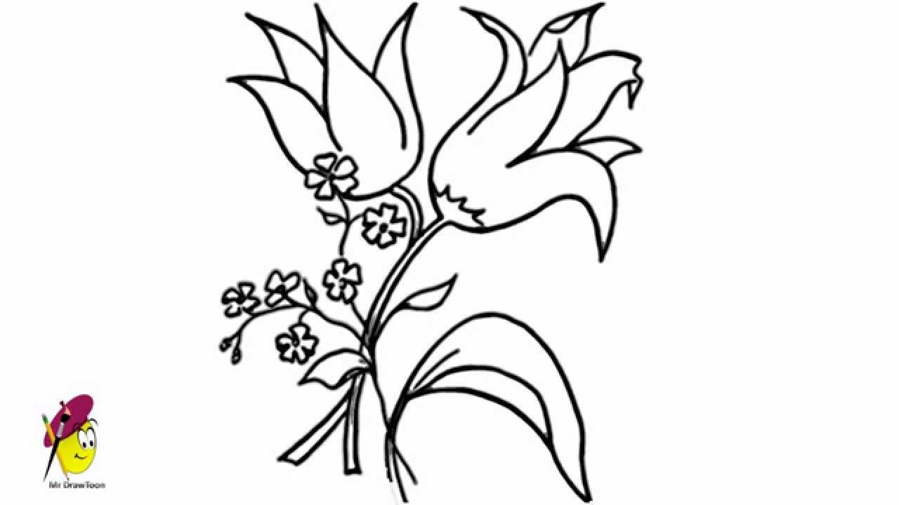 1280x720 nice flowers - Nice Flower Drawing