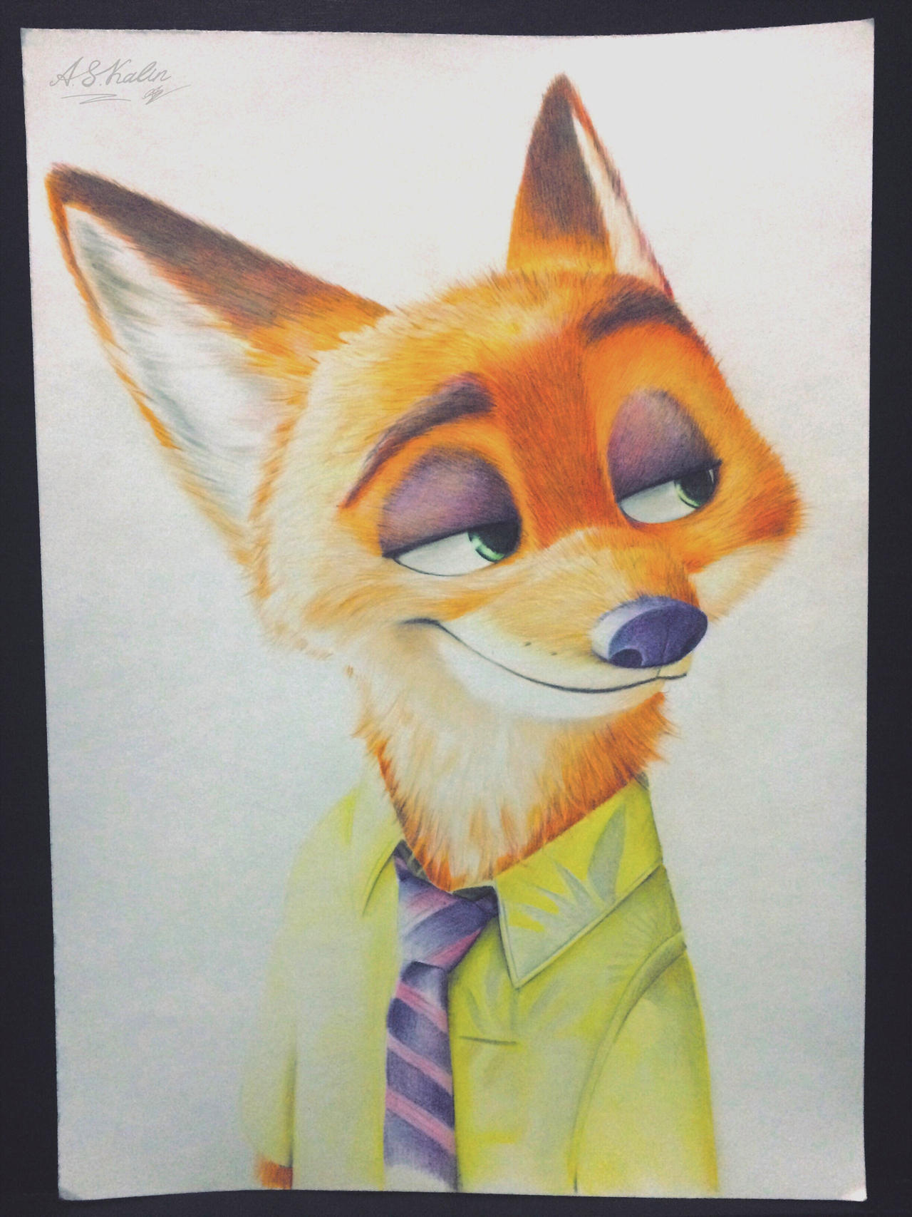 1280x1707 Nick Wilde Pencil Drawing - Nick Drawing