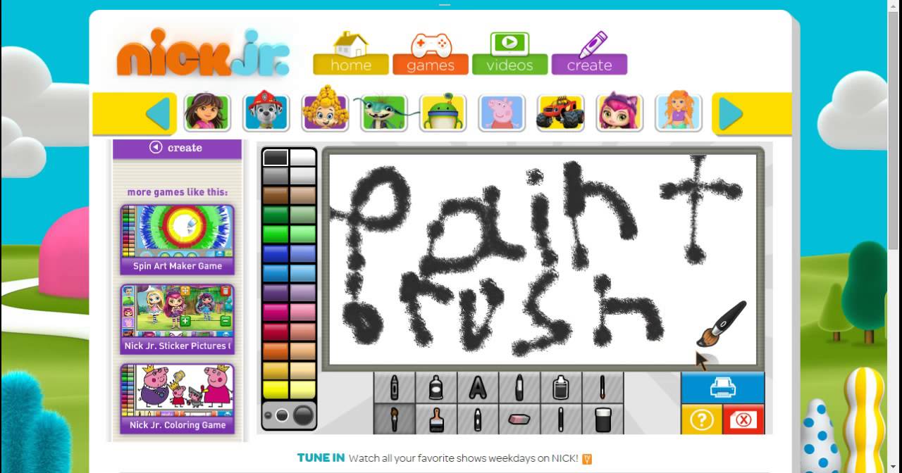 1280x672 Nick Jr Free Draw - Nick Jr Drawing