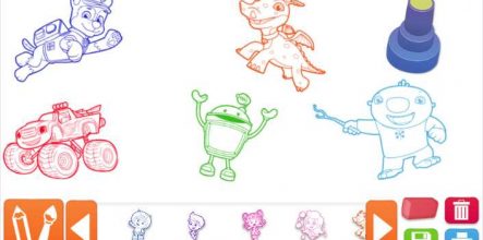 443x220 Free Draw Nick Jr Backpack Design And Ideas - Nick Jr Drawing