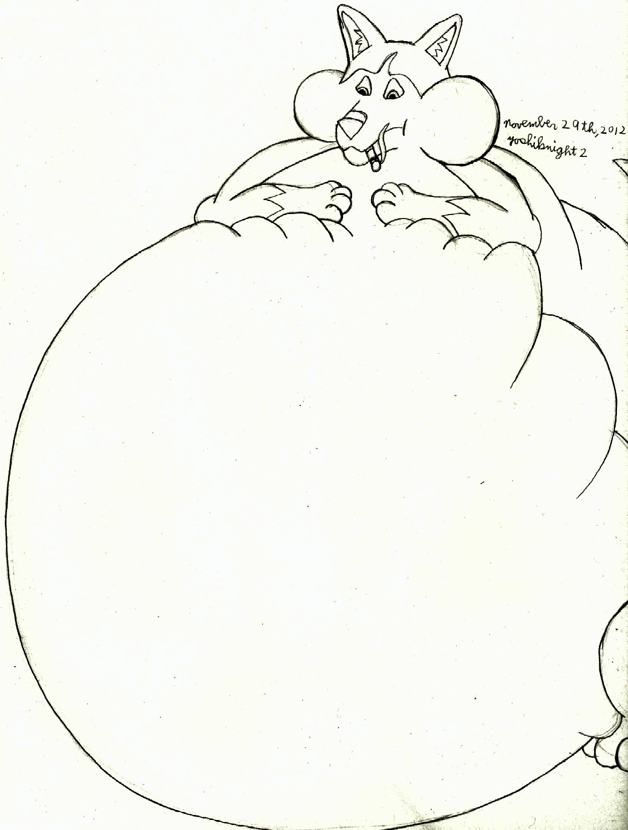 1254x1656 fat nickel weasyl - Nickel Drawing