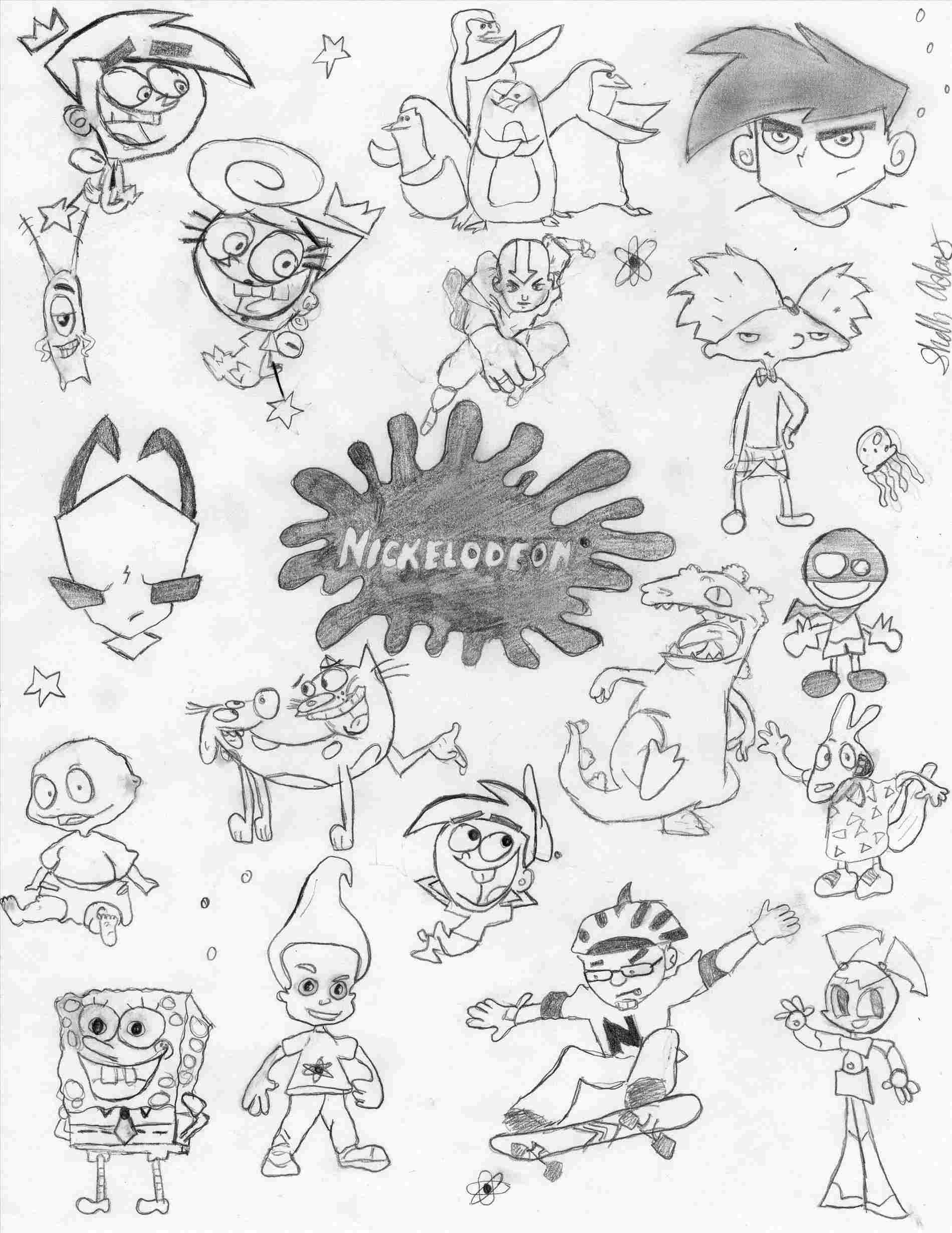 How To Draw Nickelodeon Characters