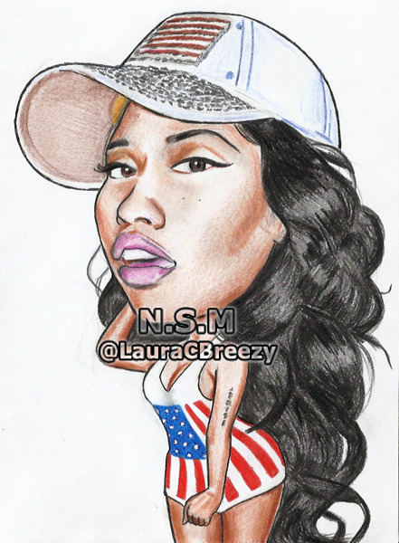 441x600 Lauracbreezy Nicki Minaj - Nicki Minaj Cartoon Drawing