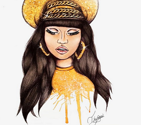 450x400 nicki minaj officially joins instagram vibe - Nicki Minaj Cartoon Drawing
