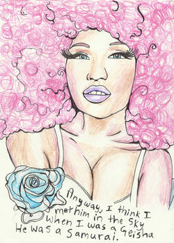 250x350 Nicki Minaj Cartoon Style - Nicki Minaj Cartoon Drawing