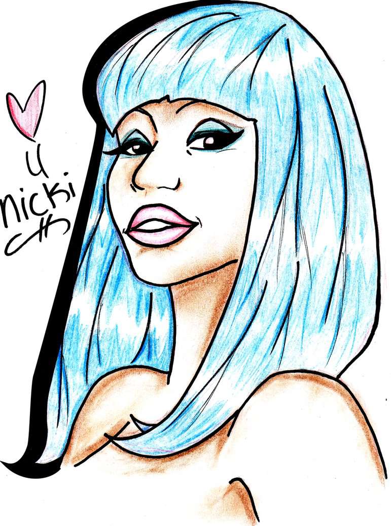 771x1037 Pictures Of Nicki Minaj Cartoon Drawing - Nicki Minaj Cartoon Drawing