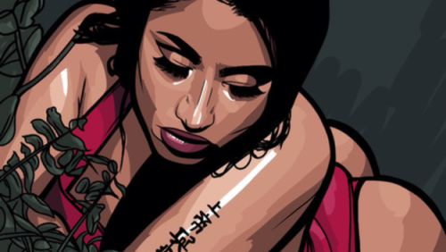500x282 Nicki Minaj Drawings Tumblr - Nicki Minaj Cartoon Drawing