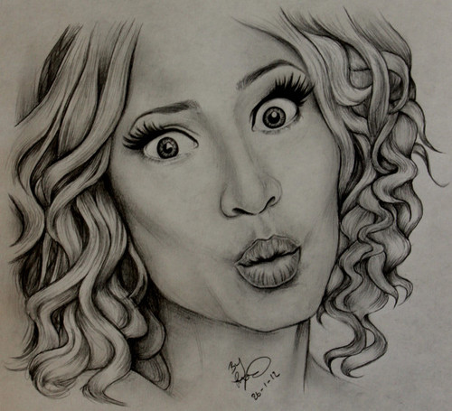 500x455 Drawing Of Please Rt - Nicki Minaj Drawing