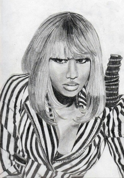 432x619 Filenicki Minaj Drawing Cropped - Nicki Minaj Drawing
