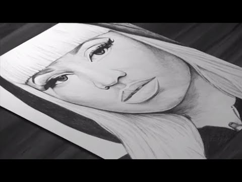 480x360 Nicki Minaj Drawing - Nicki Minaj Drawing
