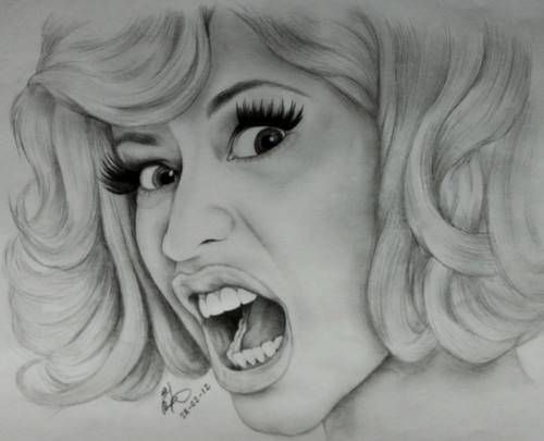500x405 Nicki Minaj Drawing - Nicki Minaj Drawing