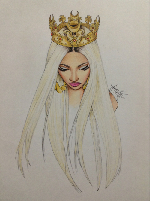 500x669 Queen Minaj - Nicki Minaj Drawing