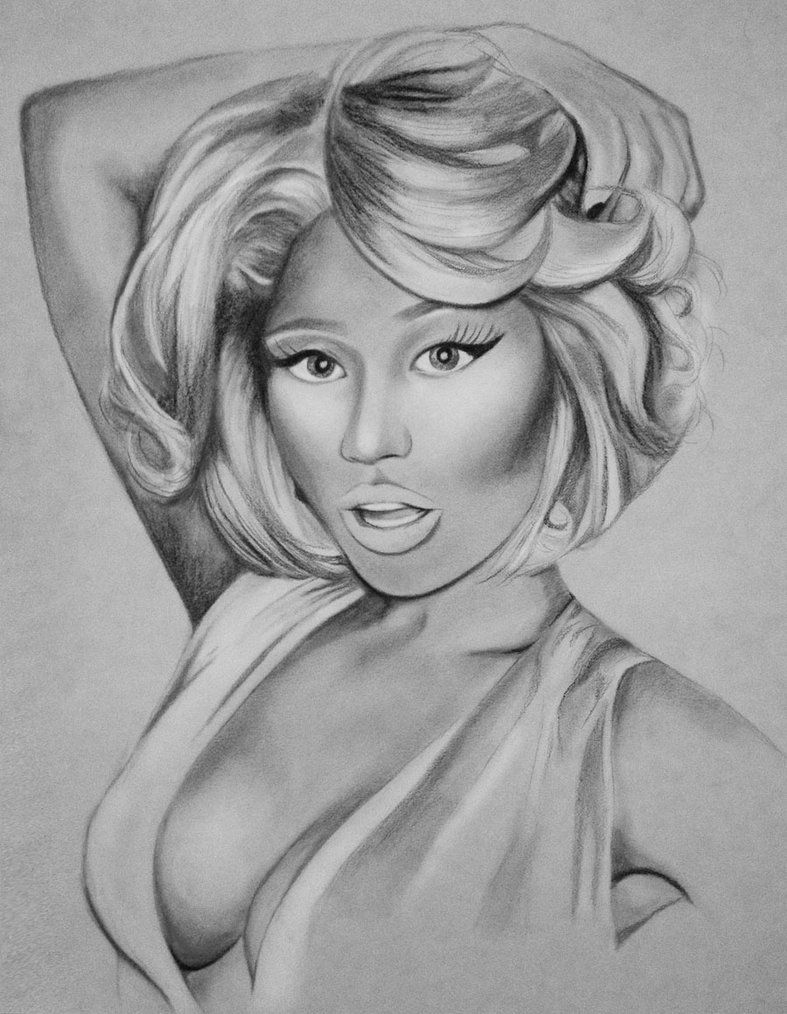 787x1014 Nicki Minaj Drawings - Nicki Minaj Drawing