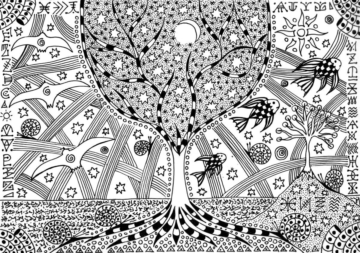 1200x844 day and night drawing - Night And Day Drawing