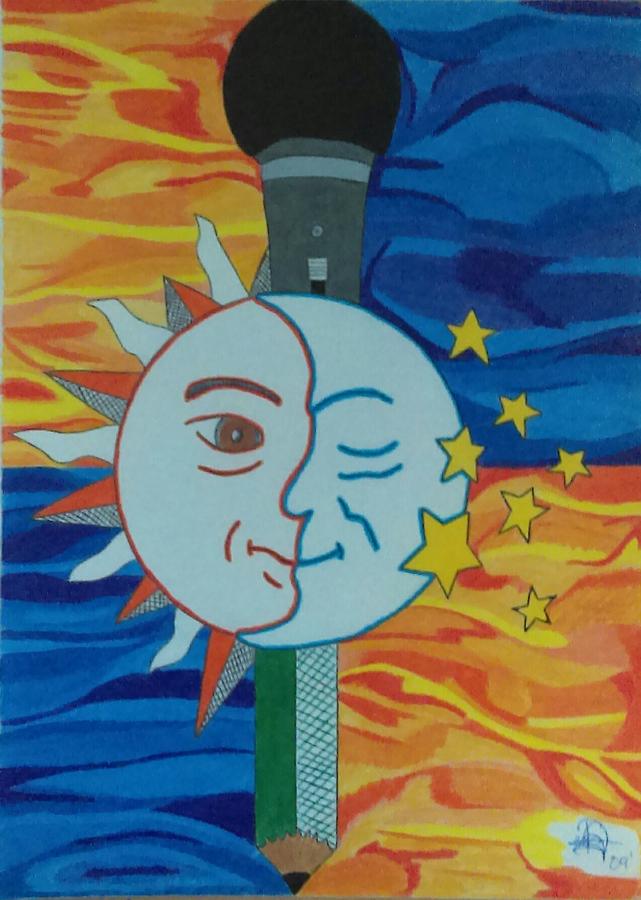 641x900 night and day drawing - Night And Day Drawing