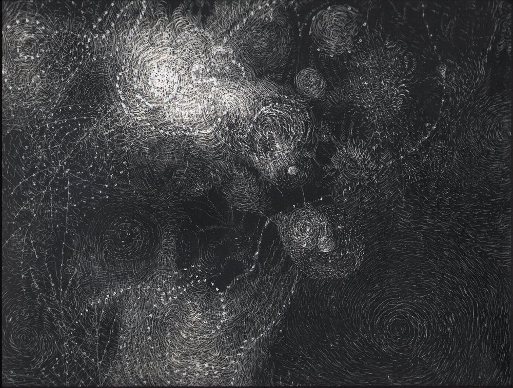 1000x757 Drawing - Night Drawing