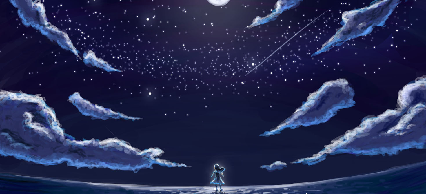 Sky By Night Drawing