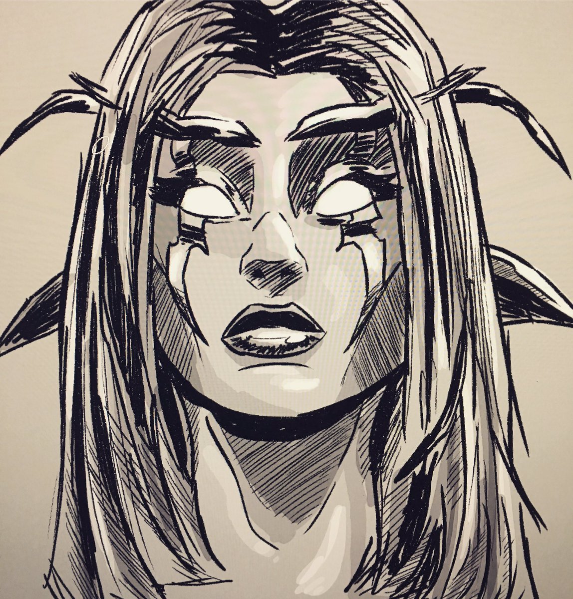 1148x1200 blizzard cs eu on twitter amazing! i wish i had your skills - Night Elf Drawing