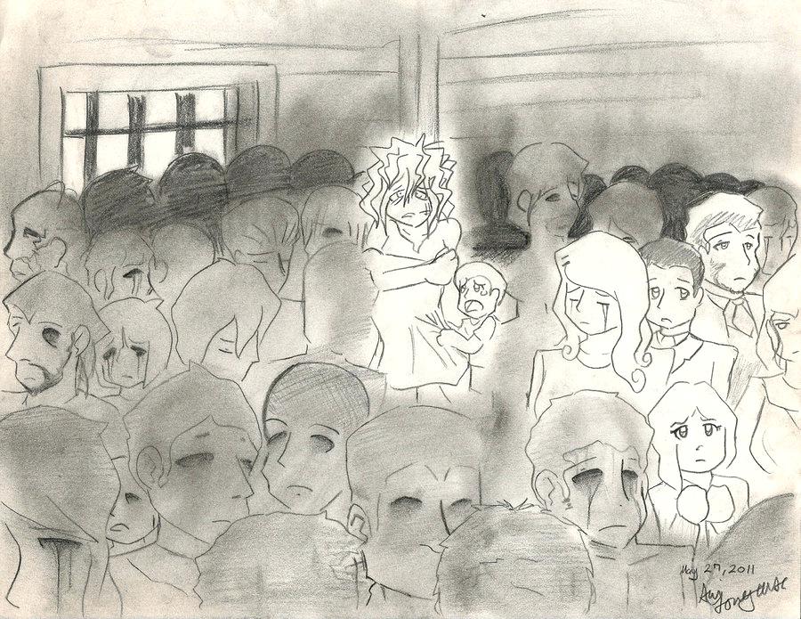 900x695 the night - Night Elie Wiesel Drawing