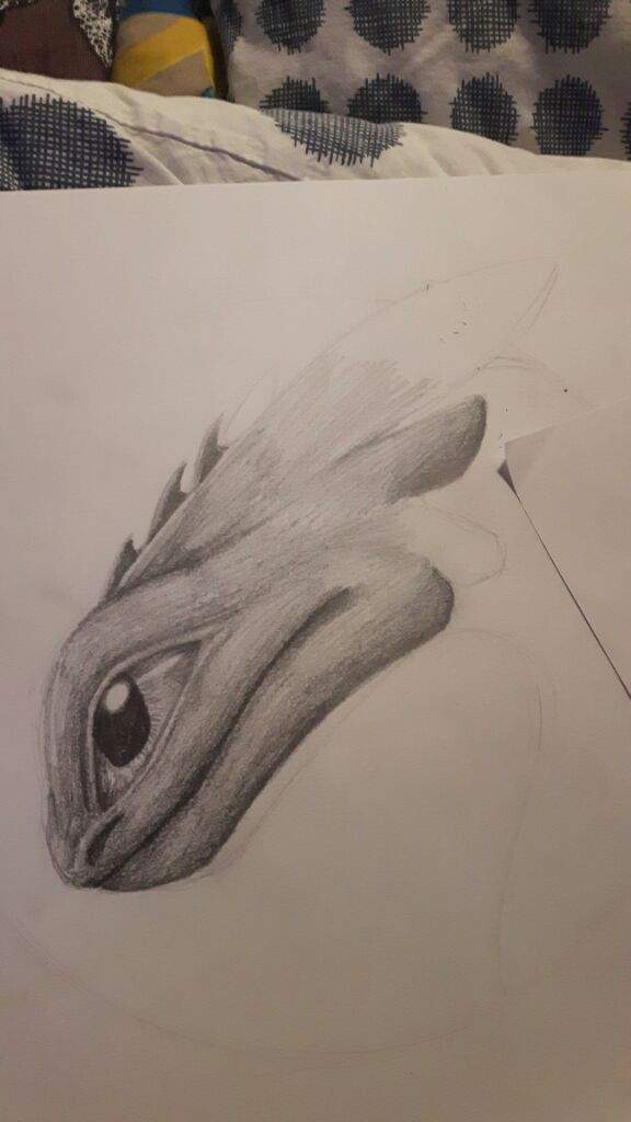 576x1024 wip of night fury drawing h t t y d amino - Night Fury Drawing