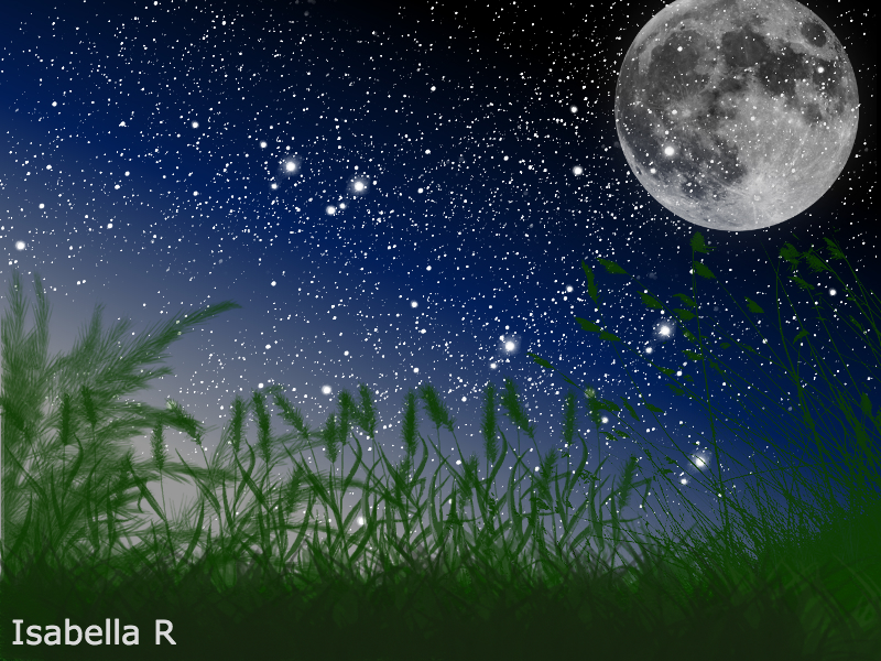 Night Scenery Drawing at Explore collection of