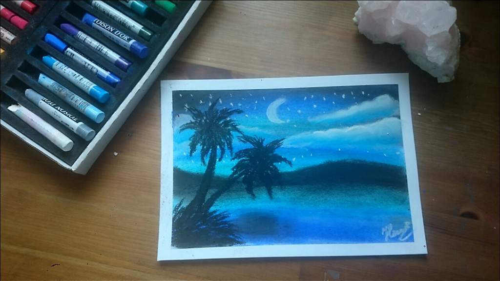 1024x576 Night Scenery Drawing Art Amino - Night Scenery Drawing