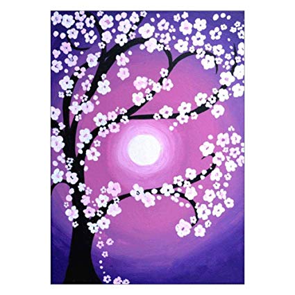 425x425 diamond drawing, vipeco diy full drill diamond - Night Scenery Drawing