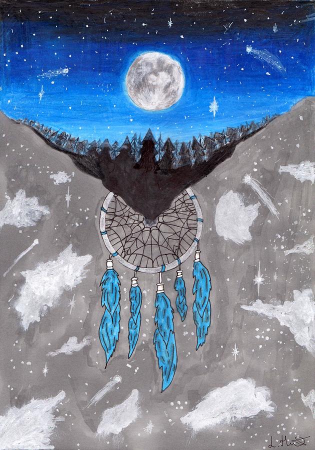 630x900 dream catcher night sky drawing - Night Sky Drawing