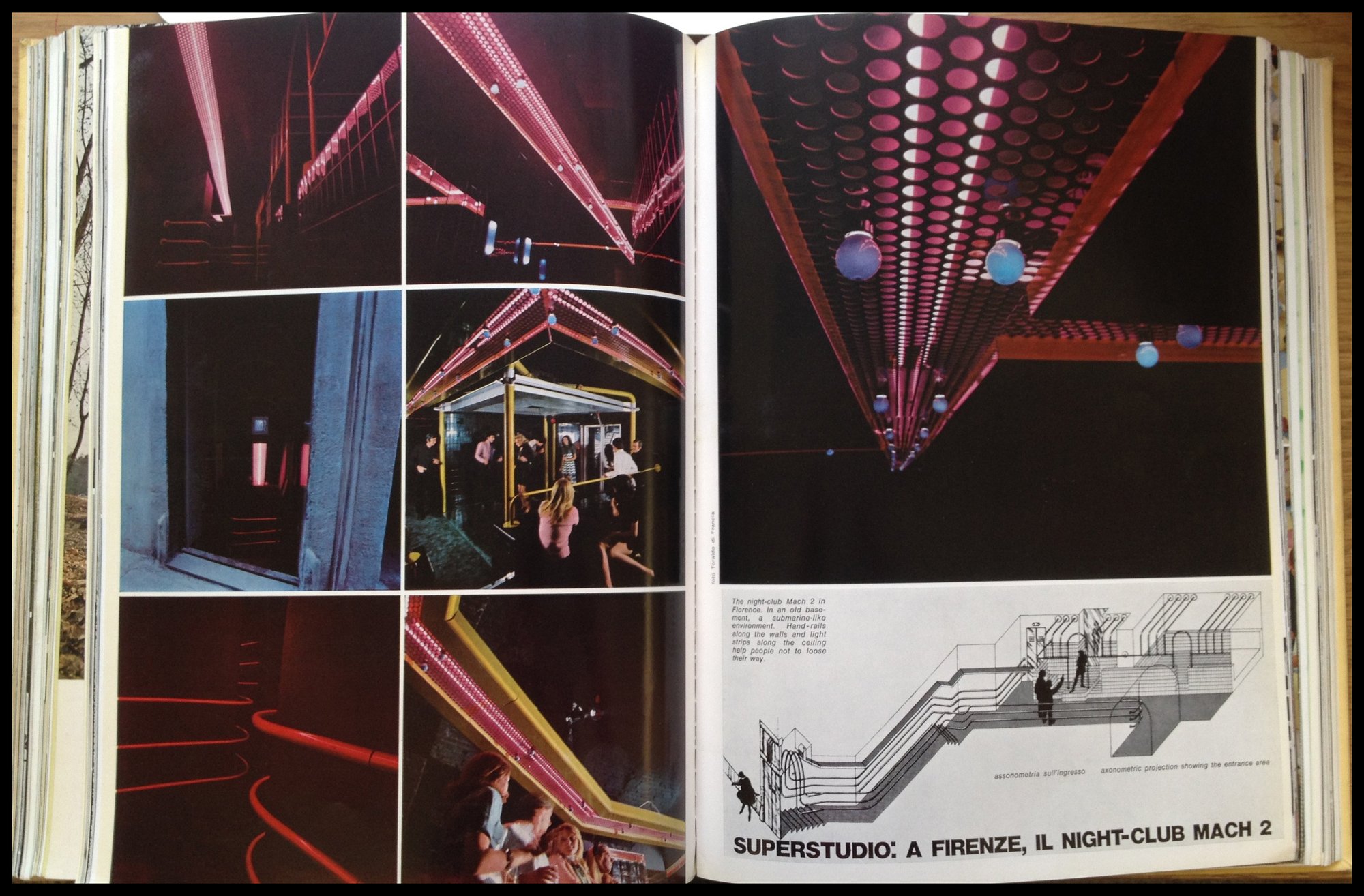 2000x1314 superstudio, a firenze, il night club mach search drawings - Nightclub Drawing