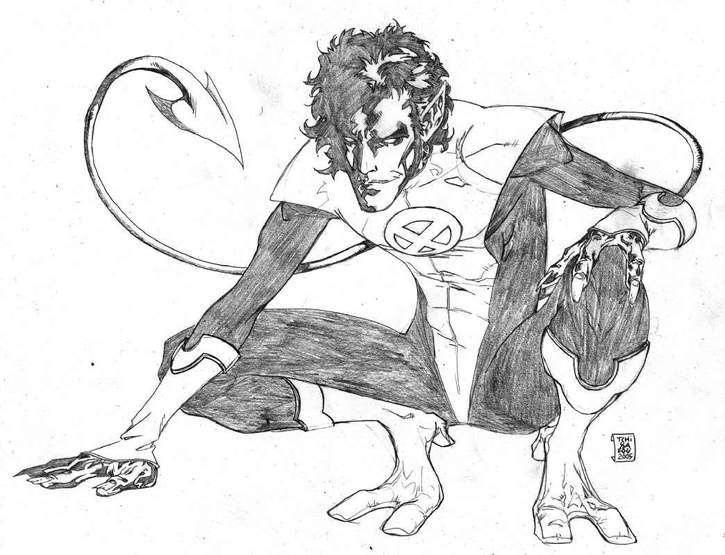 1044x800 Nightcrawler! - Nightcrawler Drawing