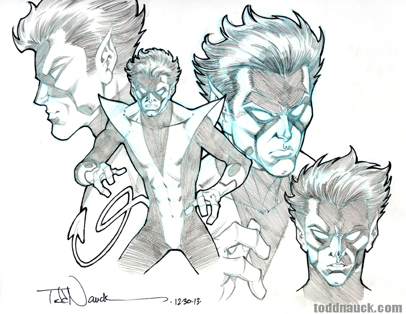 792x612 Nightcrawler The Art Of Todd Nauck - Nightcrawler Drawing