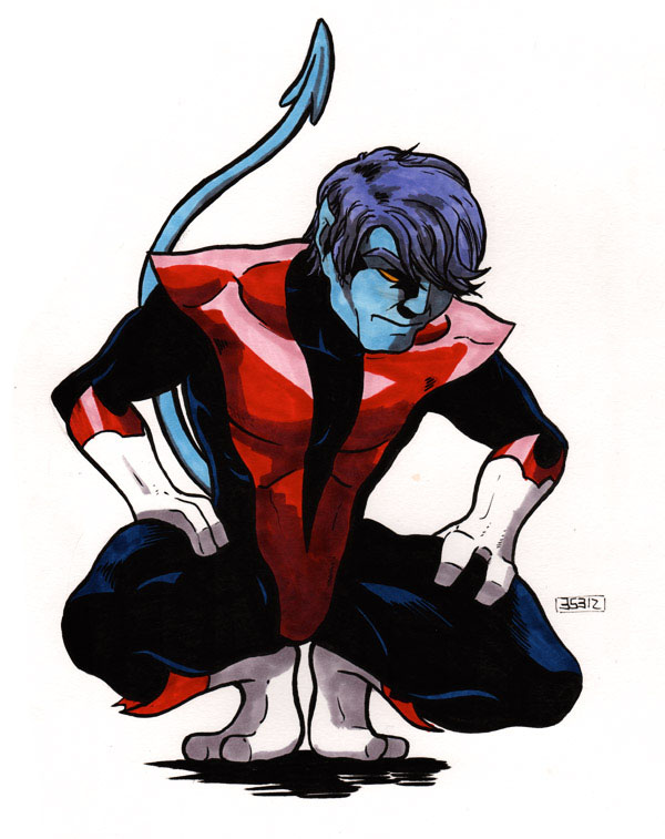 600x757 The Rocketpig Studio Nightcrawler, The Best - Nightcrawler Drawing