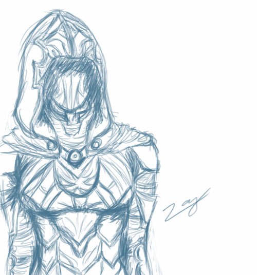 500x536 nightingale drawing armor - Nightingale Armor Drawing