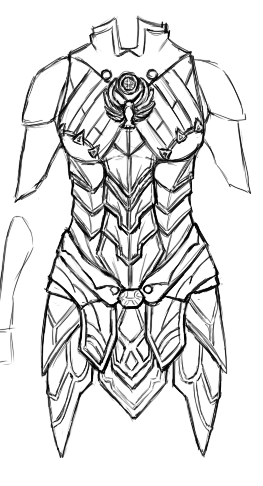 Nightingale Armor Drawing at PaintingValley.com | Explore collection of ...