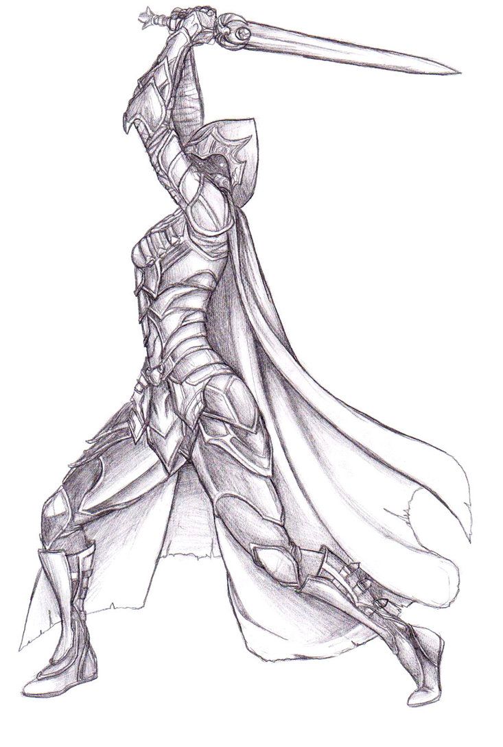 733x1089 The Nightingale - Nightingale Armor Drawing