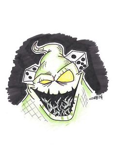 239x300 oogie boogie nightmare before christmas drawing ebay - Nightmare Before Christmas Drawings