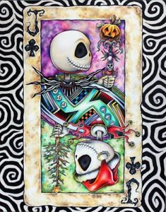 235x300 nightmare before christmas jack tim burton drawing card game art - Nightmare Before Christmas Jack Drawing