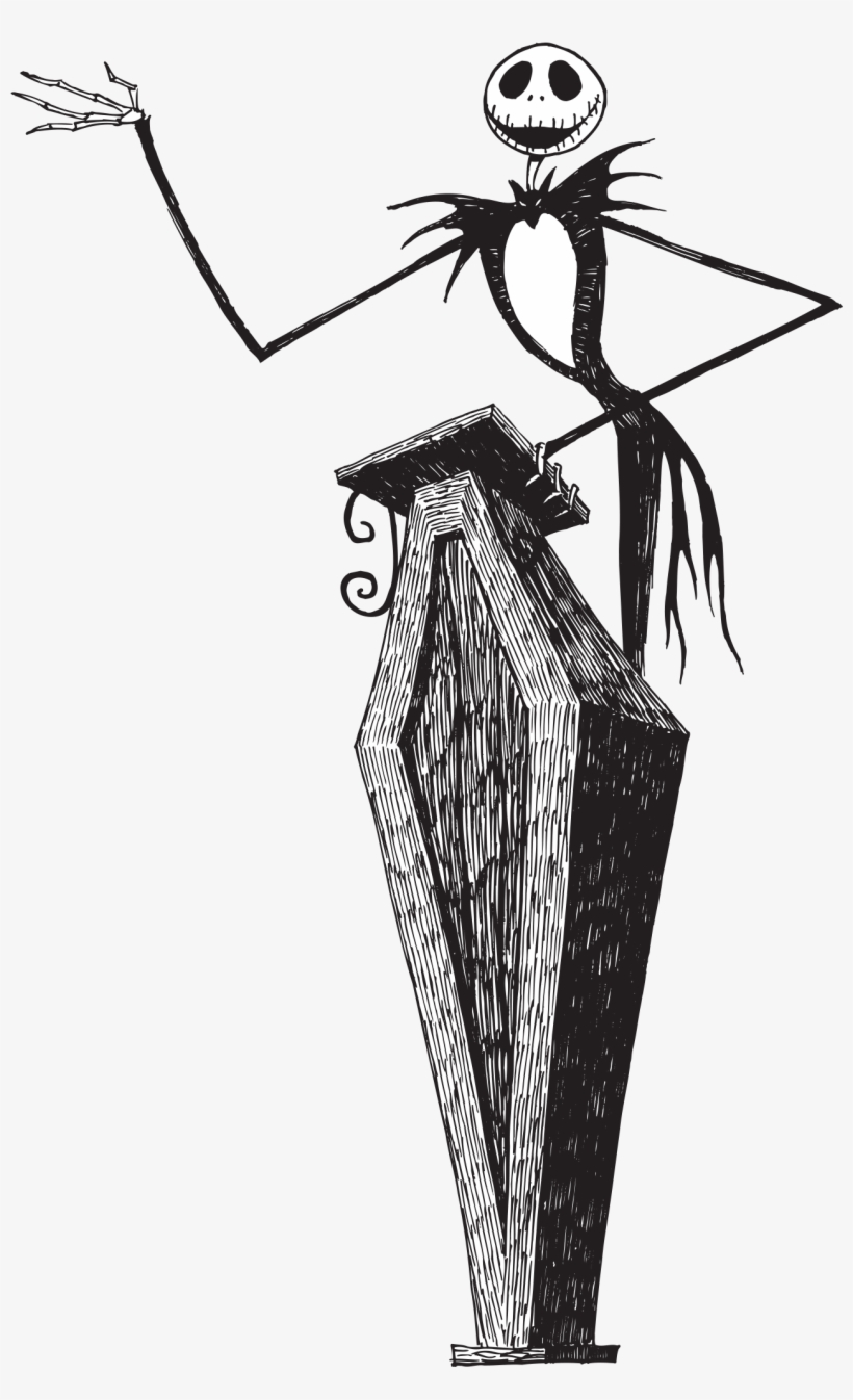 820x1346 nightmare before christmas sticker book - Nightmare Before Christmas Jack Drawing