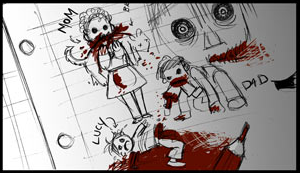 300x173 nightmare fuel coloring book - Nightmare Drawings