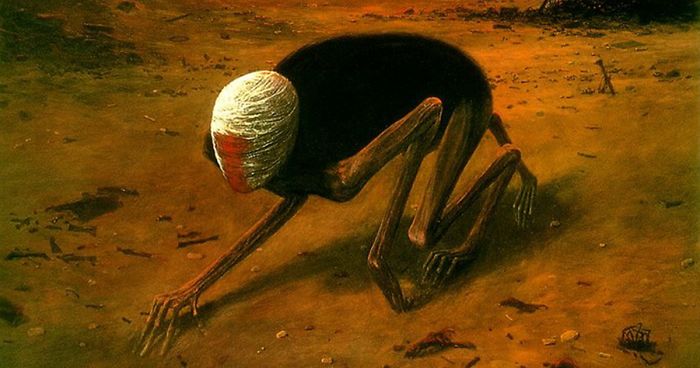 700x368 polish painter who learned to his works will - Nightmare Drawings