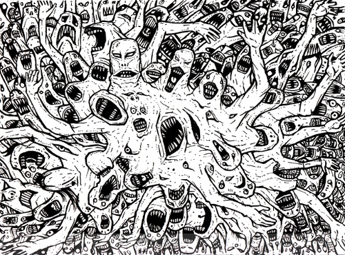 500x370 scary art the nightmare - Nightmare Drawings